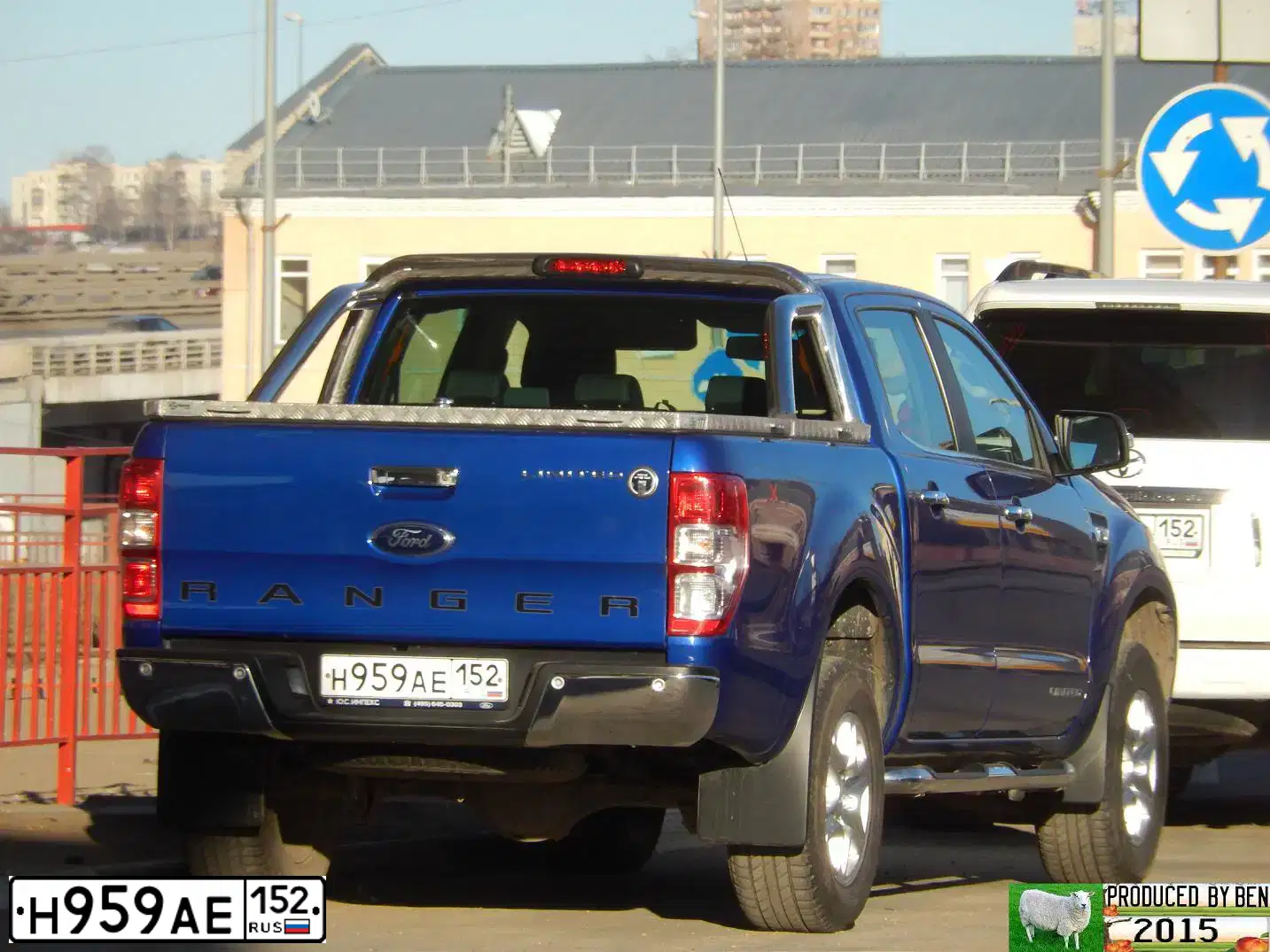 Фото автомобиля FORD RANGER, 2013 — госномер Н959АЕ152. Цвет: СИНИЙ