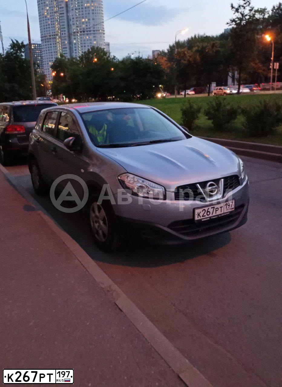 Фото автомобиля NISSAN QASHQAI, 2011 — госномер К267РТ197. Цвет: СЕРЫЙ