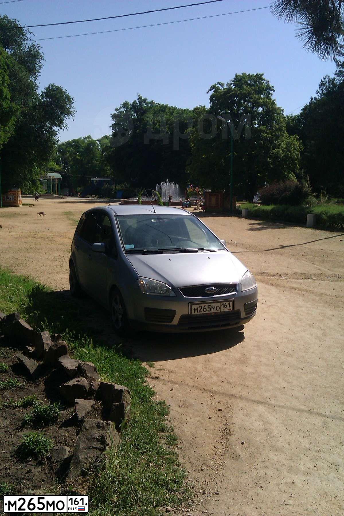 Фото автомобиля FORD FOCUS C-MAX, 2003 — госномер М265МО161. Цвет: серебристый