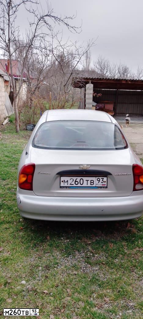 Фото автомобиля ZAZ LANOS, 2006 — госномер К216ВО181. Цвет: Серебристый