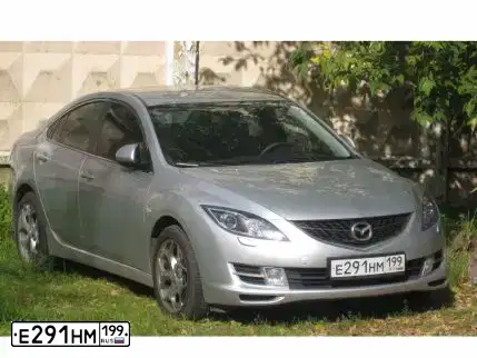 Фото автомобиля MAZDA 6, 2008 — госномер Е915ХВ82. Цвет: Серебристый