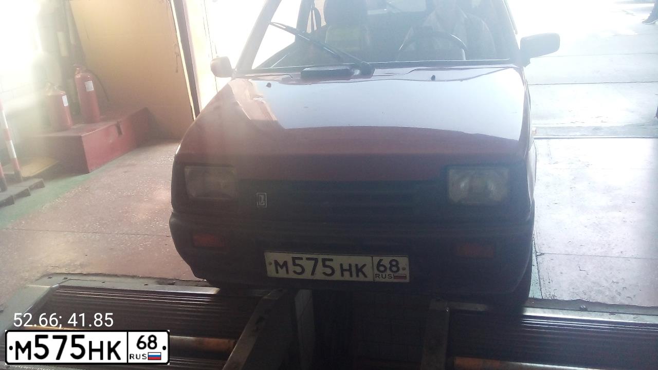 Фото автомобиля VAZ ВАЗ1111, 1994 — госномер В151ВА50. Цвет: ВИШНЕВЫЙ