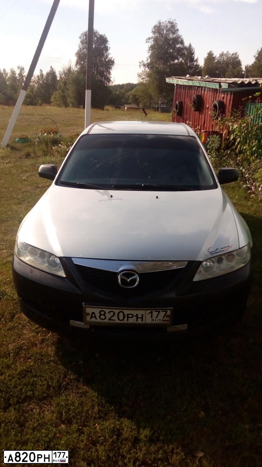 Фото автомобиля MAZDA 6, 2004 — госномер У952УО123. Цвет: СЕРЕБРИСТЫЙ