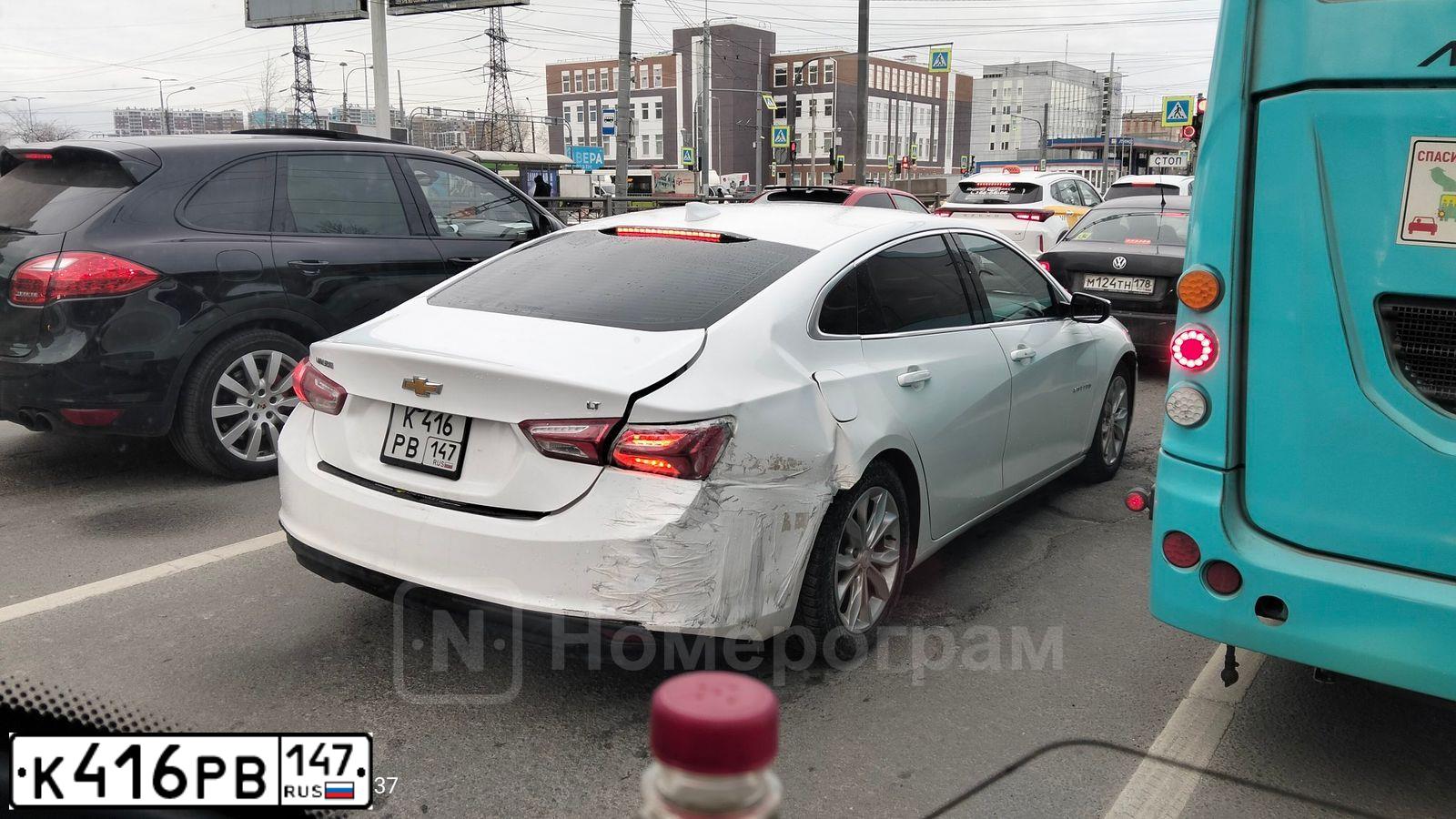 Фото автомобиля CHEVROLET MALIBU, 2019 — госномер К416РВ147