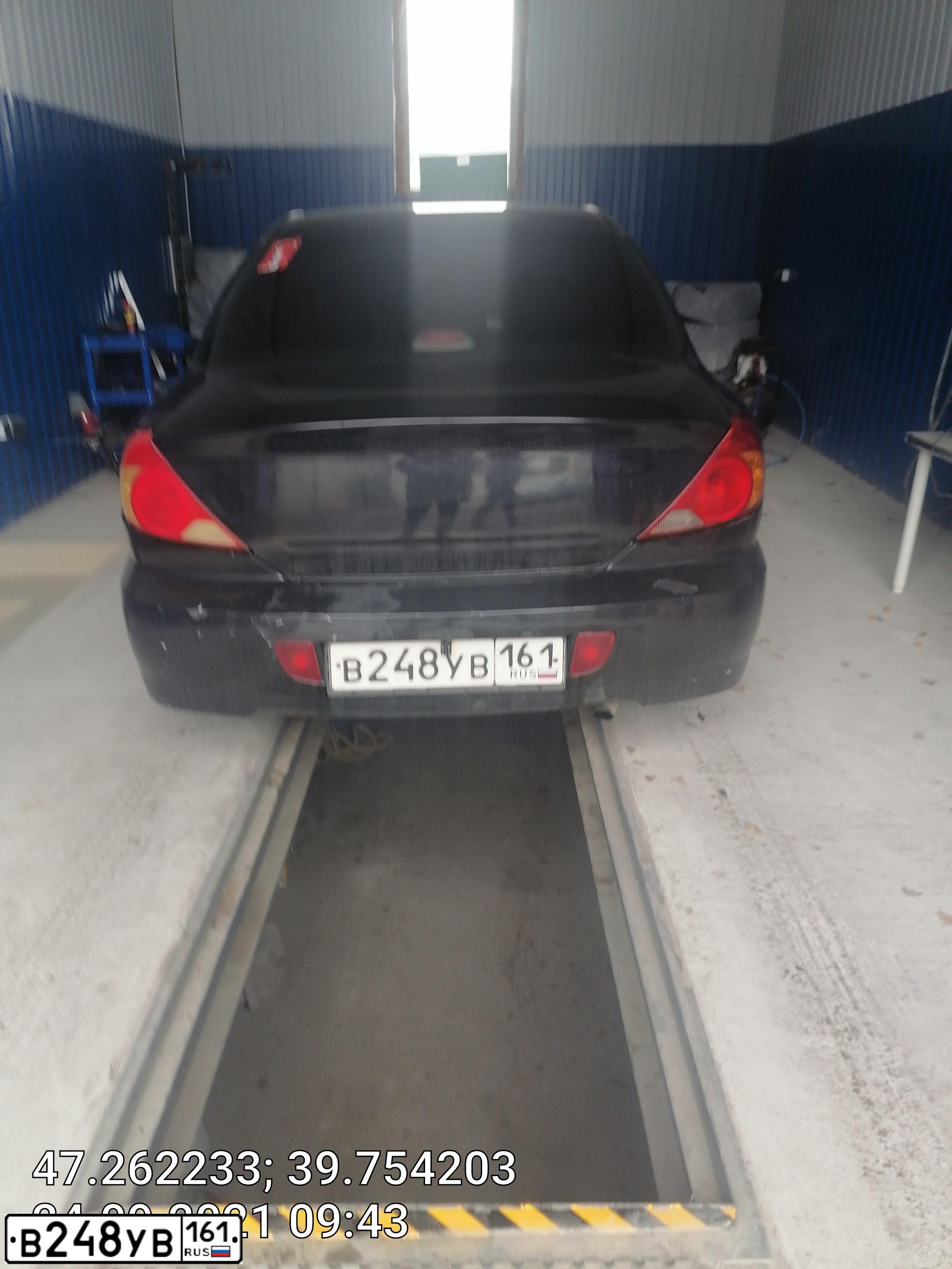 Фото автомобиля KIA SPECTRA, 2008 — госномер С757РС150. Цвет: ЧЕРНЫЙ