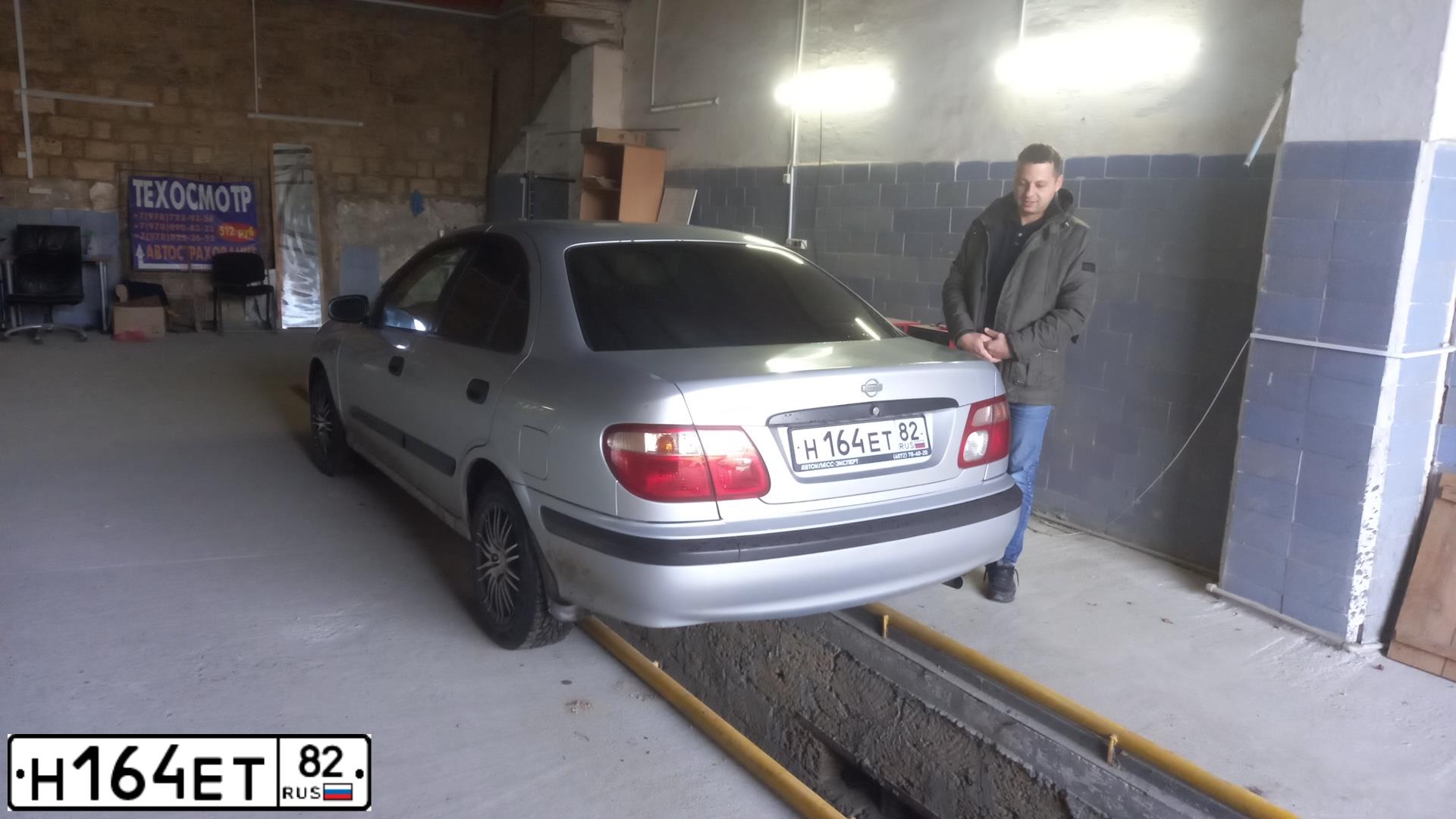 Фото автомобиля NISSAN ALMERA, 2003 — госномер Х756ВЕ180