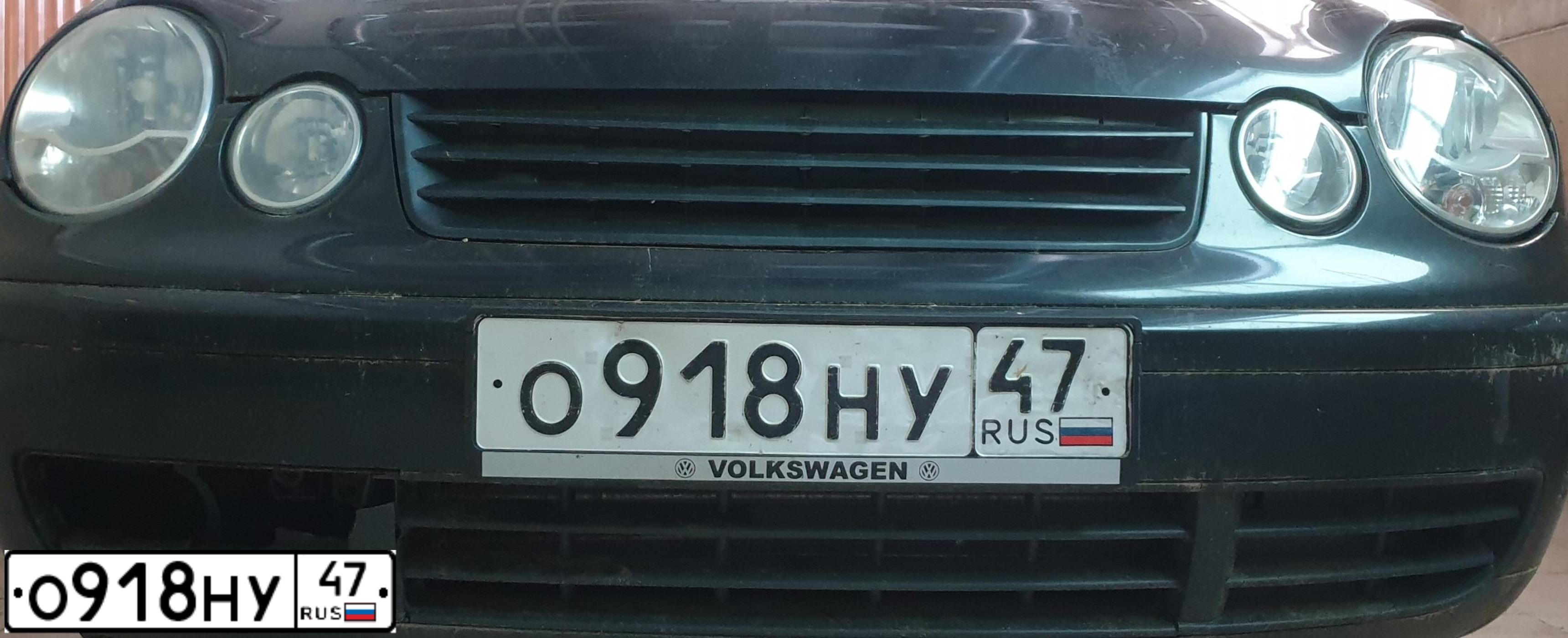 Фото автомобиля VOLKSWAGEN POLO, 2004 — госномер Т938ТЕ98. Цвет: ЧЕРНЫЙ
