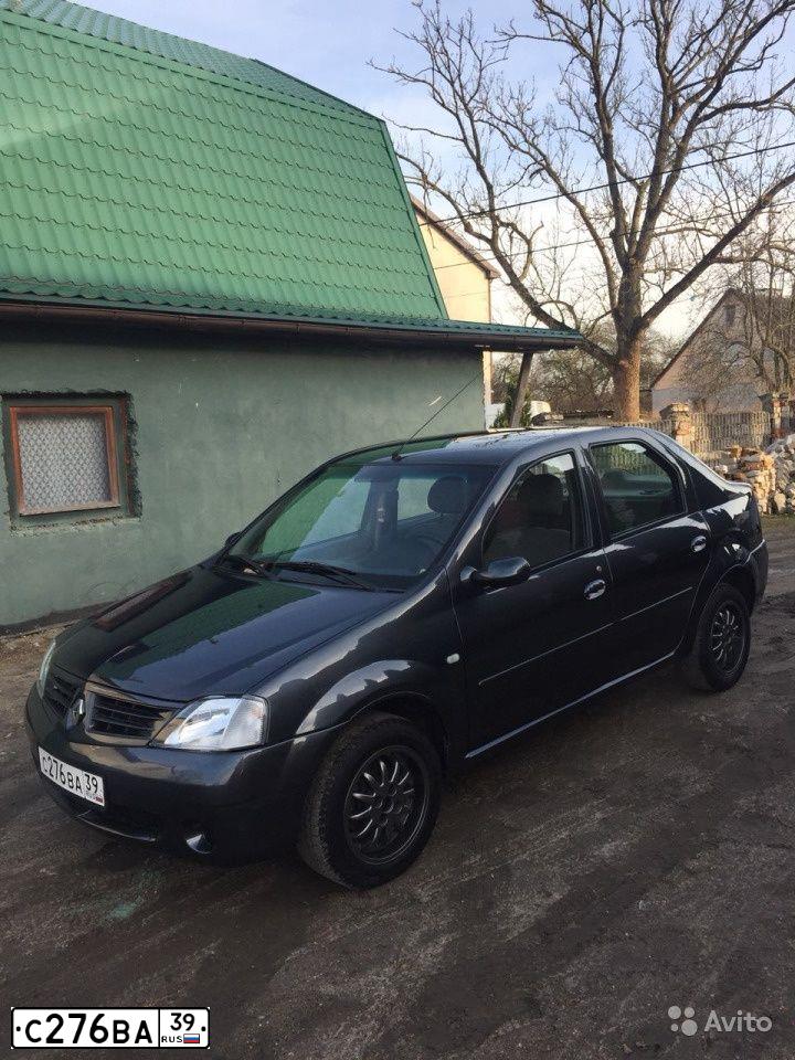 Фото автомобиля RENAULT LOGAN, 2008 — госномер С276ВА39. Цвет: ТЕМНО-СЕРЫЙ