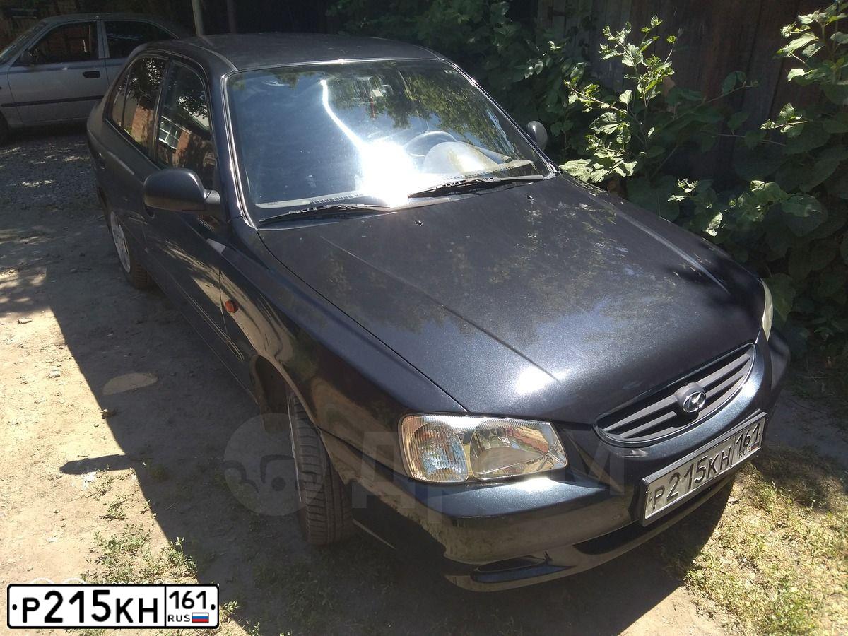 Фото автомобиля TAGAZ ACCENT, 2008 — госномер К727ЕВ161. Цвет: ЧЕРНЫЙ