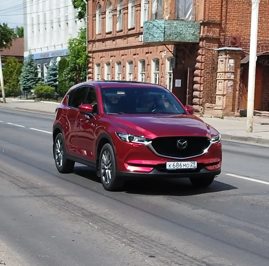 Фото автомобиля MAZDA 6, 2015 — госномер Р276ВК29. Цвет: КРАСНЫЙ