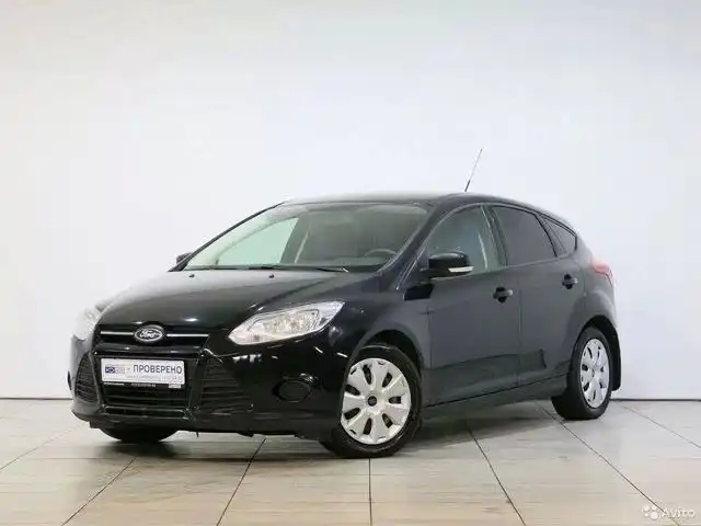 Фото автомобиля FORD FOCUS, 2012 — госномер А559ХК51. Цвет: ЧЕРНЫЙ