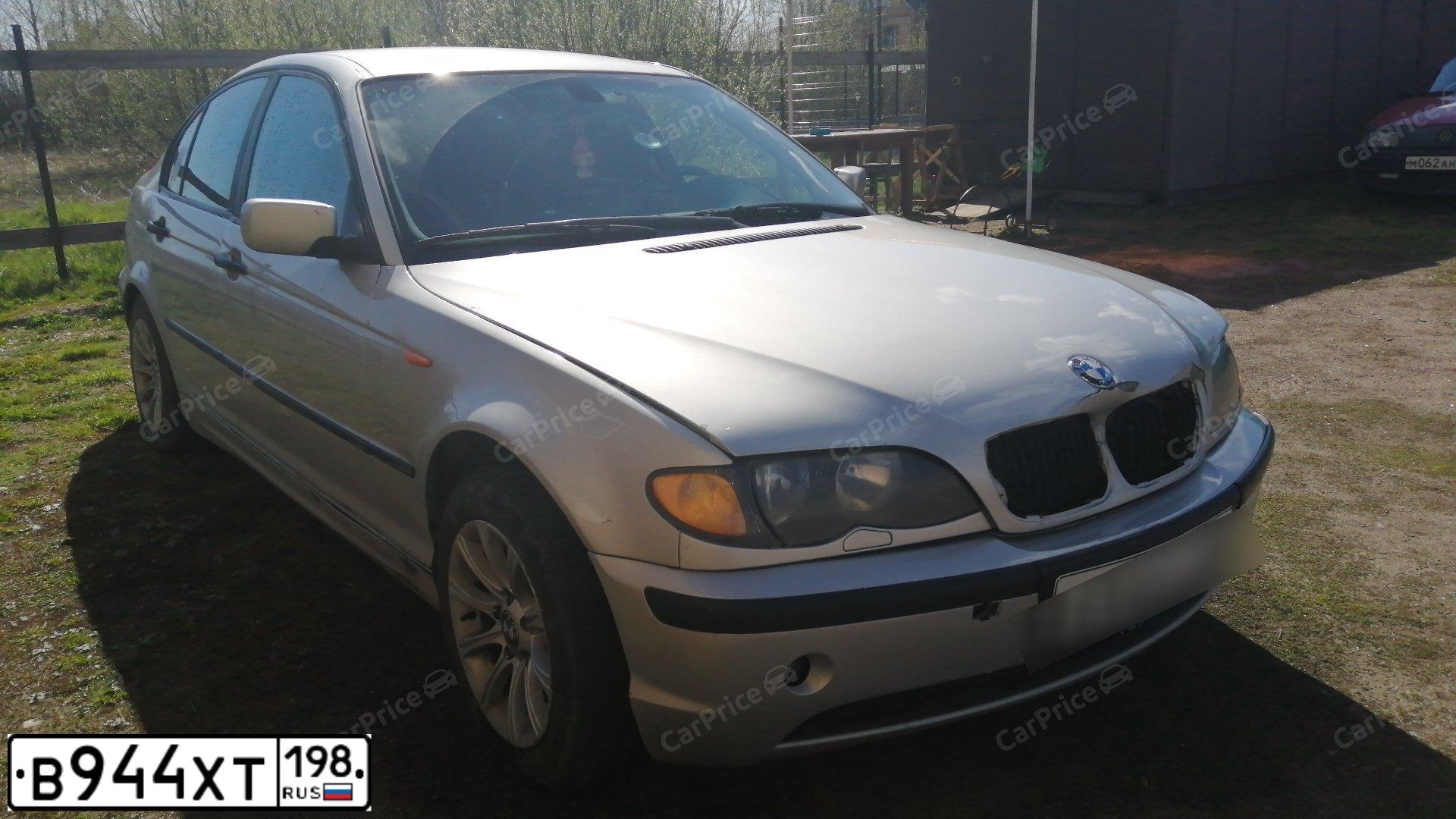 Фото автомобиля BMW W SERIE 3, 2002 — госномер К400МУ147. Цвет: Серебристый