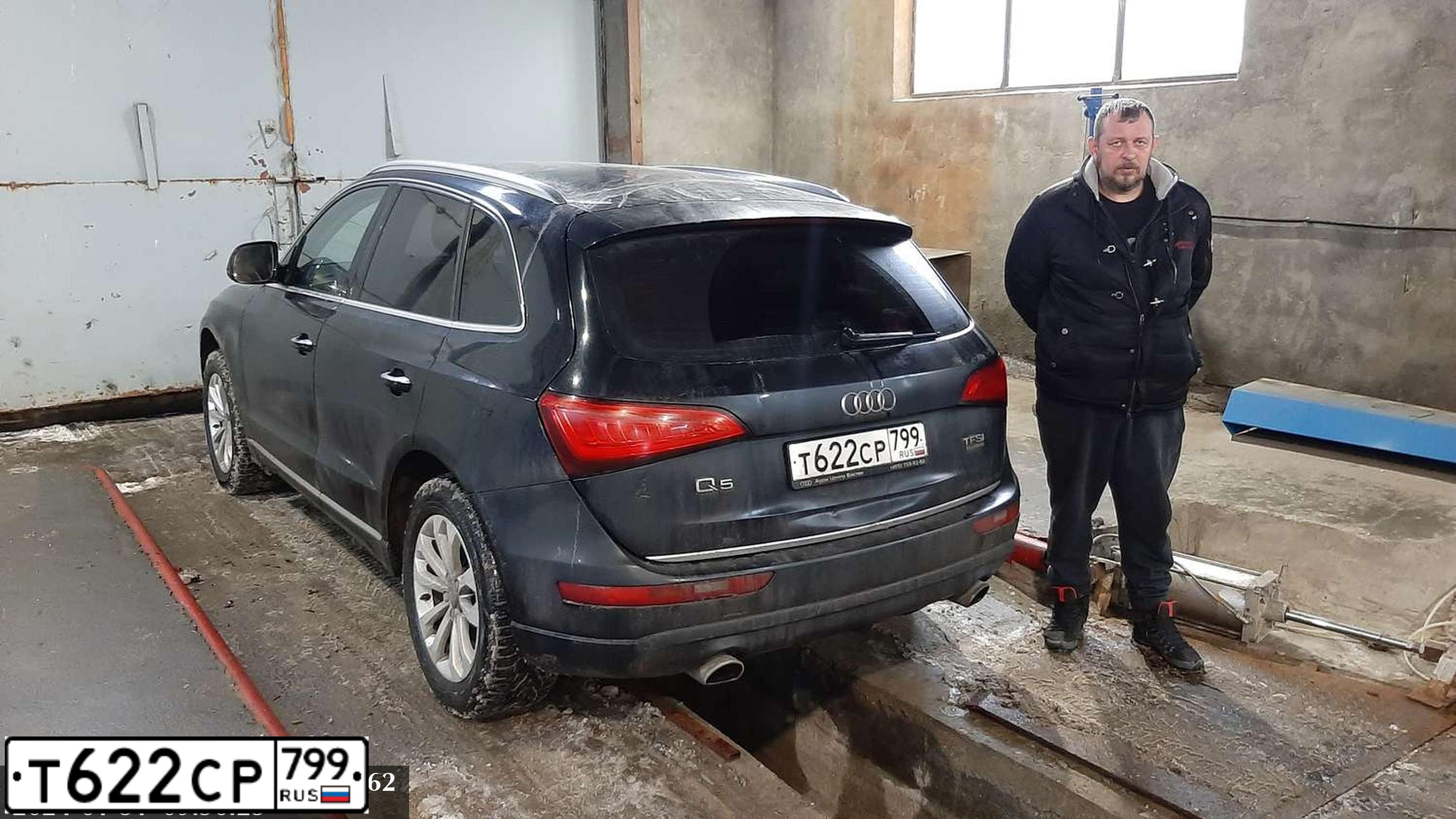 Фото автомобиля AUDI Q5, 2015 — госномер Т622СР799. Цвет: ЧЕРНЫЙ