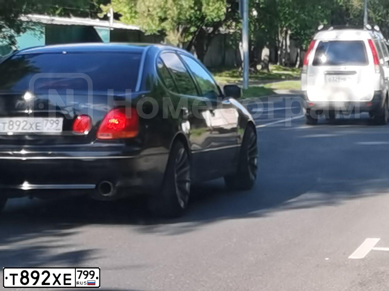 Фото автомобиля LEXUS GS, 1998 — госномер Т174КТ790. Цвет: ЧЕРНЫЙ