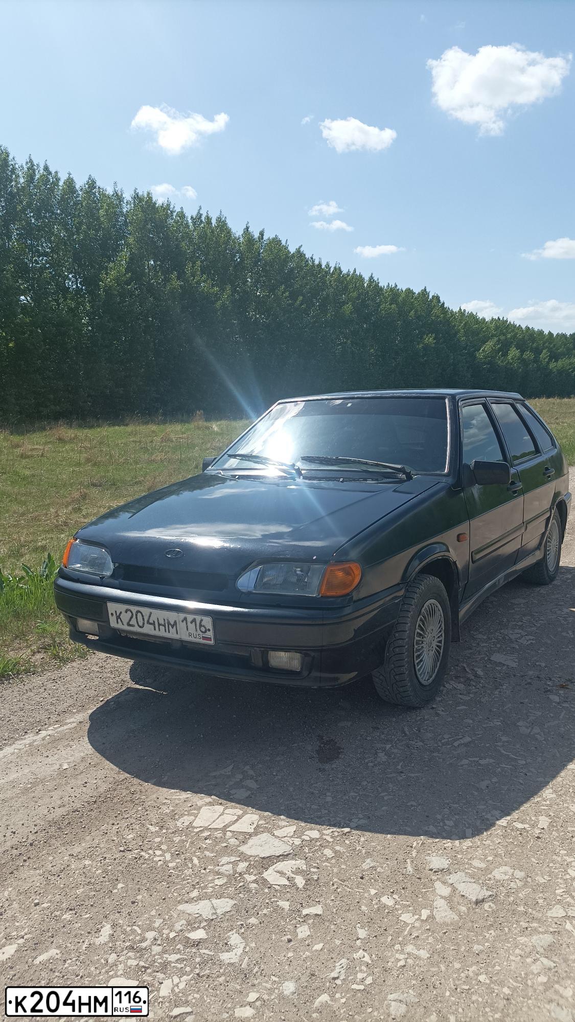 Фото автомобиля LADA 2114, 2008 — госномер М822ТА716. Цвет: ГРАФИТОВЫЙ МЕТАЛЛИК