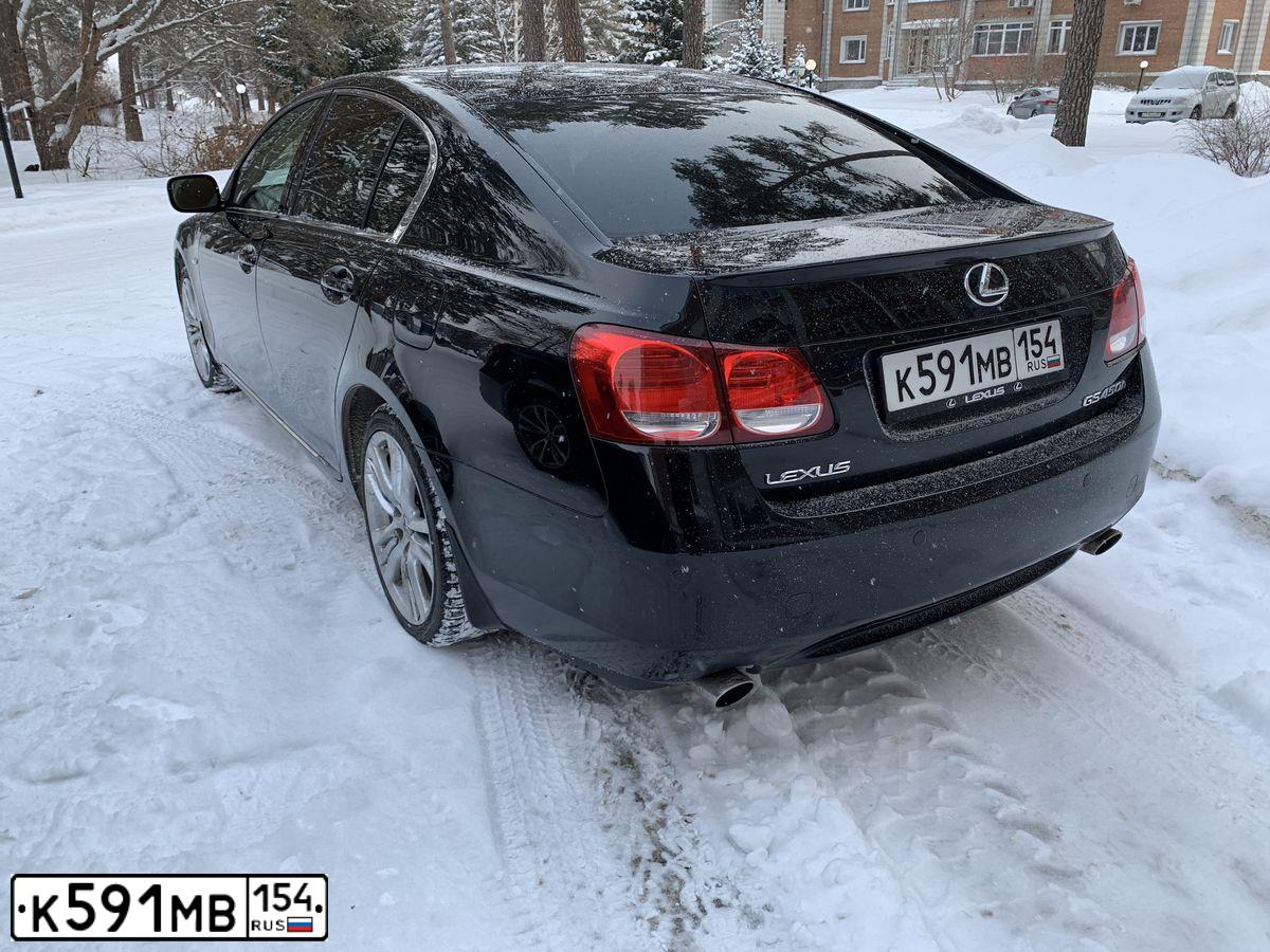 Фото автомобиля LEXUS GS 450H, 2007 — госномер В707АУ122. Цвет: ЧЕРНЫЙ