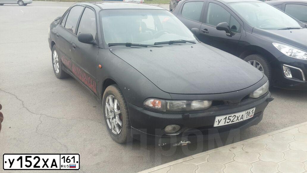 Фото автомобиля MITSUBISHI GALANT, 1993 — госномер К679КН197. Цвет: ЧЕРНЫЙ