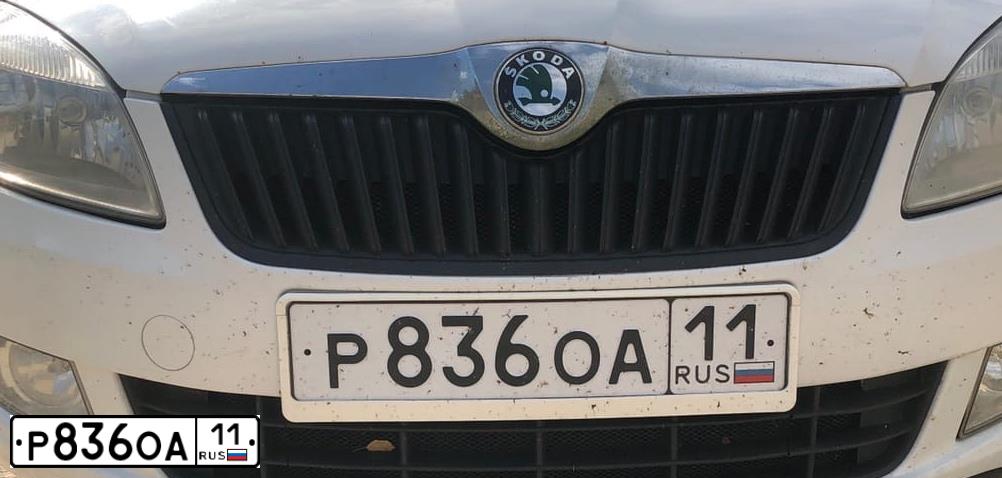 Фото автомобиля SKODA FABIA, 2010 — госномер С777НВ43. Цвет: Белый