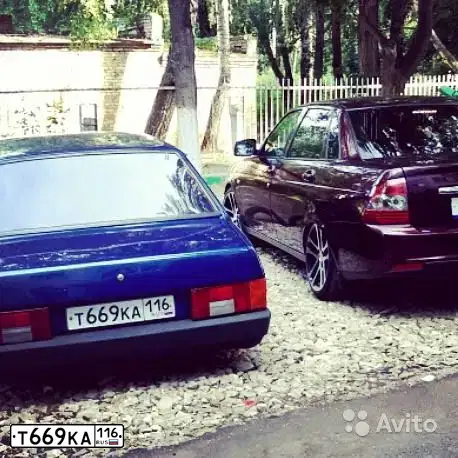 Фото автомобиля LADA 2109 SAMARA, 2003 — госномер Т669КА116. Цвет: СЕРЕБРИСТЫЙ ЯРКО-СИНИЙ
