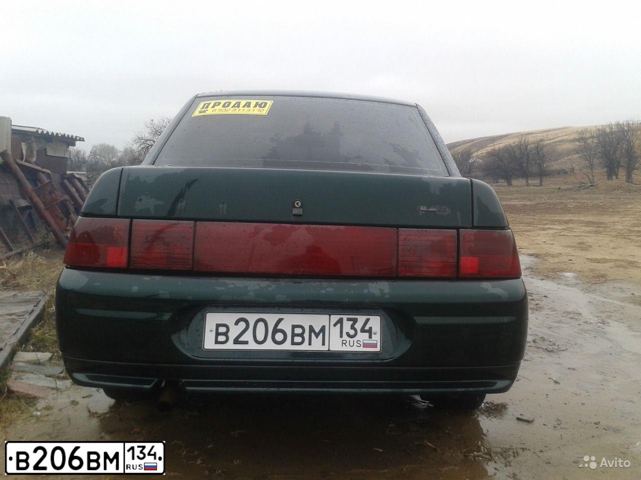 Фото автомобиля LADA 2110, 2004 — госномер В206ВМ134. Цвет: ЗЕЛЕНЫЙ ТЕМНЫЙ