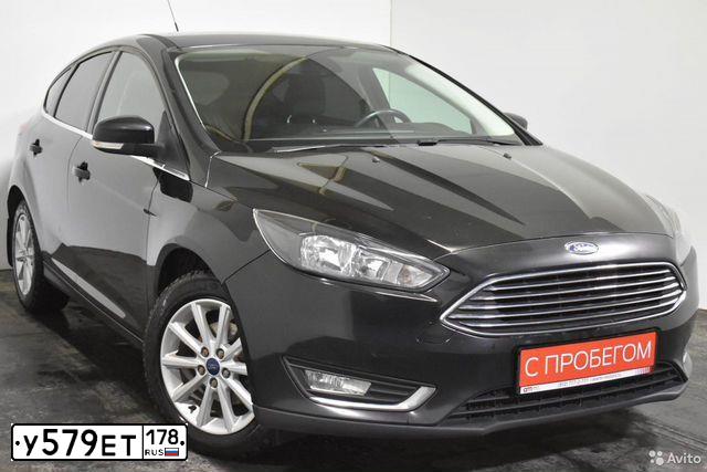Фото автомобиля FORD FOCUS, 2016 — госномер А100КХ147. Цвет: ЧЕРНЫЙ