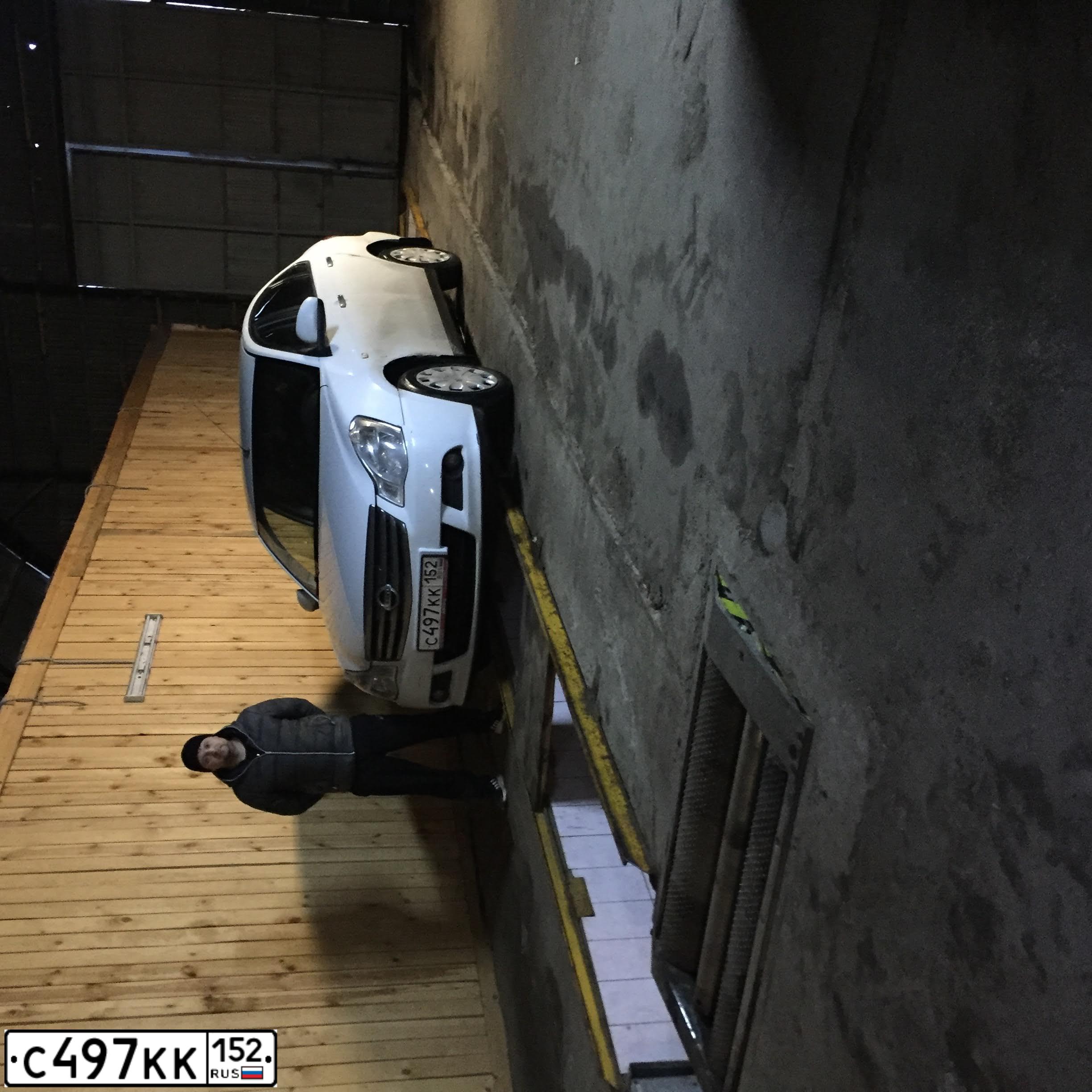 Фото автомобиля NISSAN ALMERA /AVTOVAZ/, 2013 — госномер С497КК152. Цвет: Белый