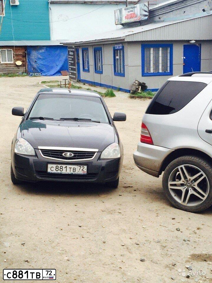 Фото автомобиля LADA 2172 PRIORA, 2013 — госномер У482НО72. Цвет: СИНЕ-ЧЕРНЫЙ
