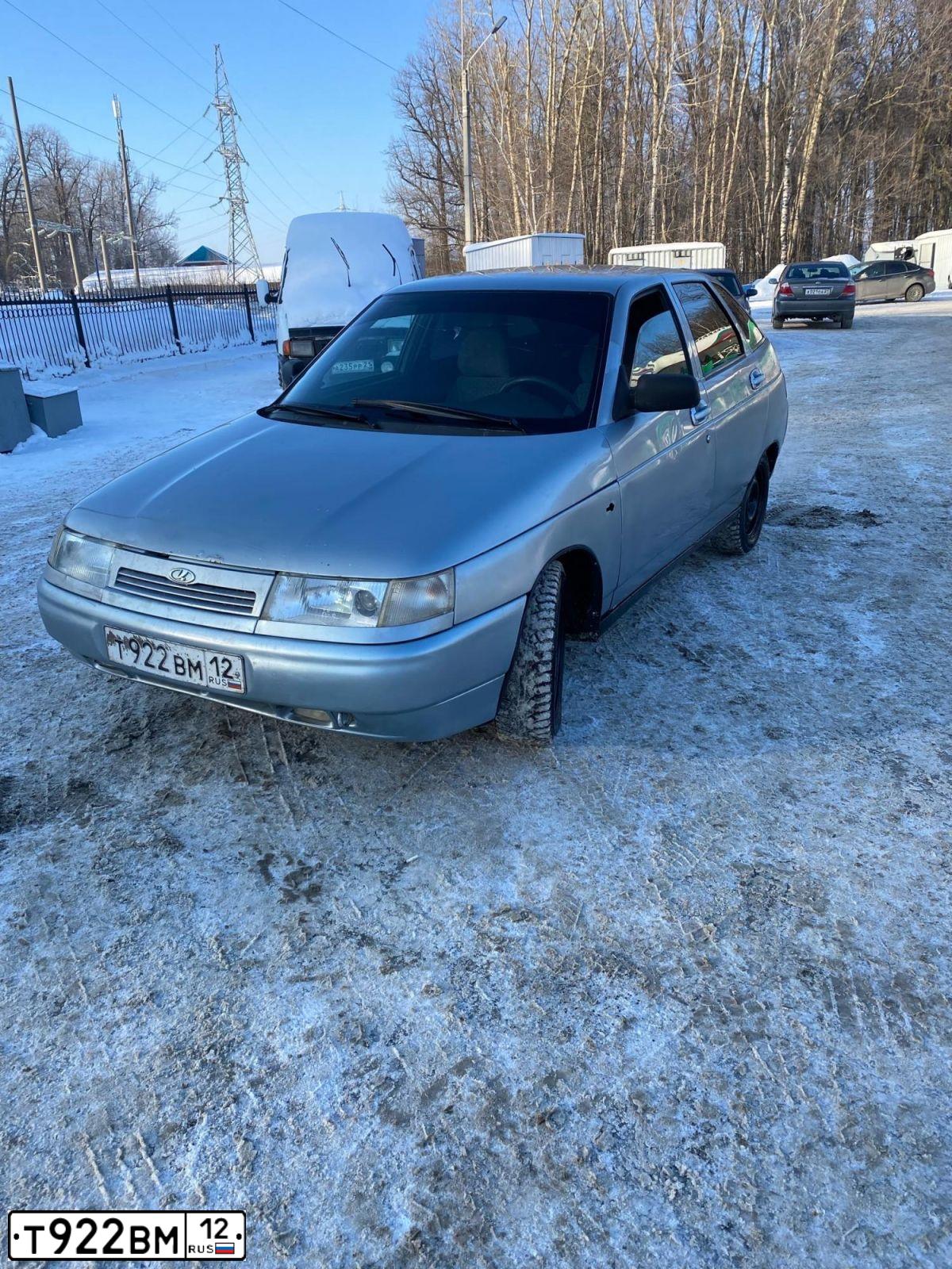 Фото автомобиля LADA 2112 LADA, 2007 — госномер Н959ХР12. Цвет: СЕРЕБРИСТО-ГОЛУБОЙ