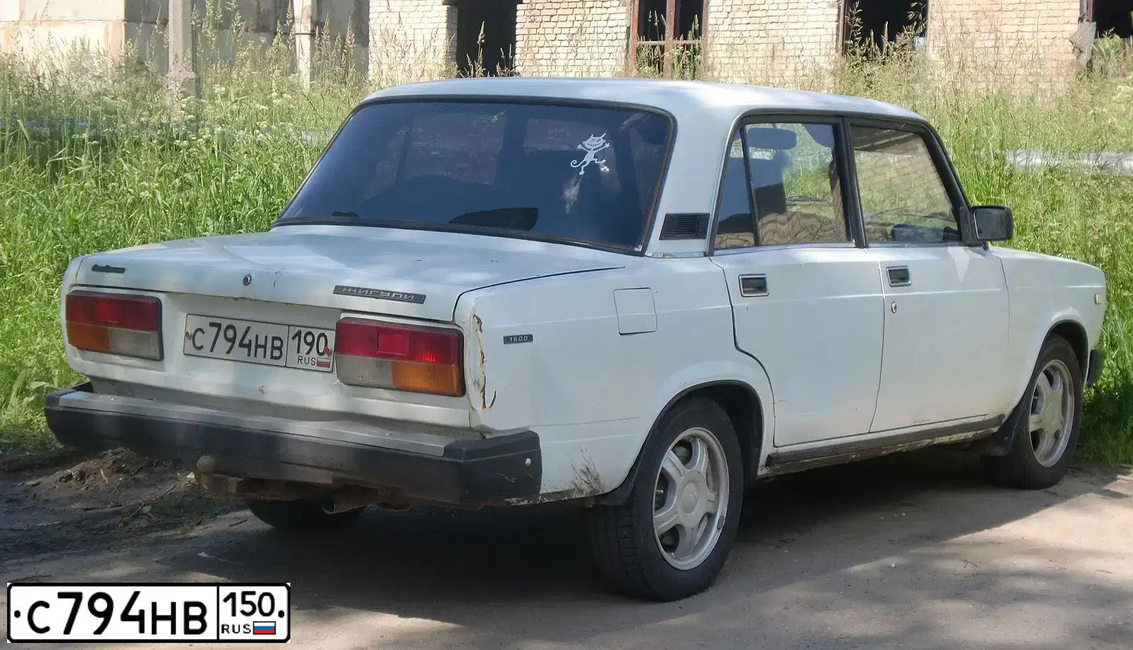 Фото автомобиля LADA 2107, 1999 — госномер Т157ХЕ790. Цвет: ФИОЛЕТОВЫЙ