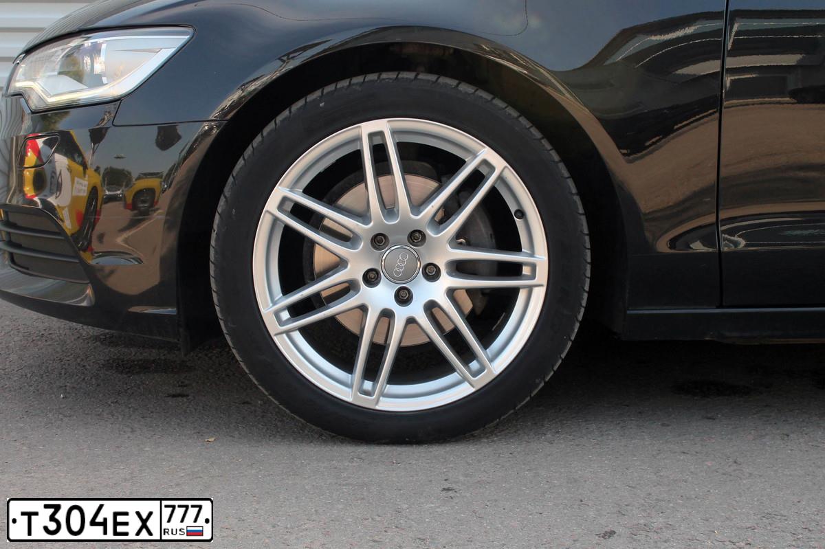 Фото автомобиля AUDI A6, 2014 — госномер Х641КС76. Цвет: ЧЕРНЫЙ