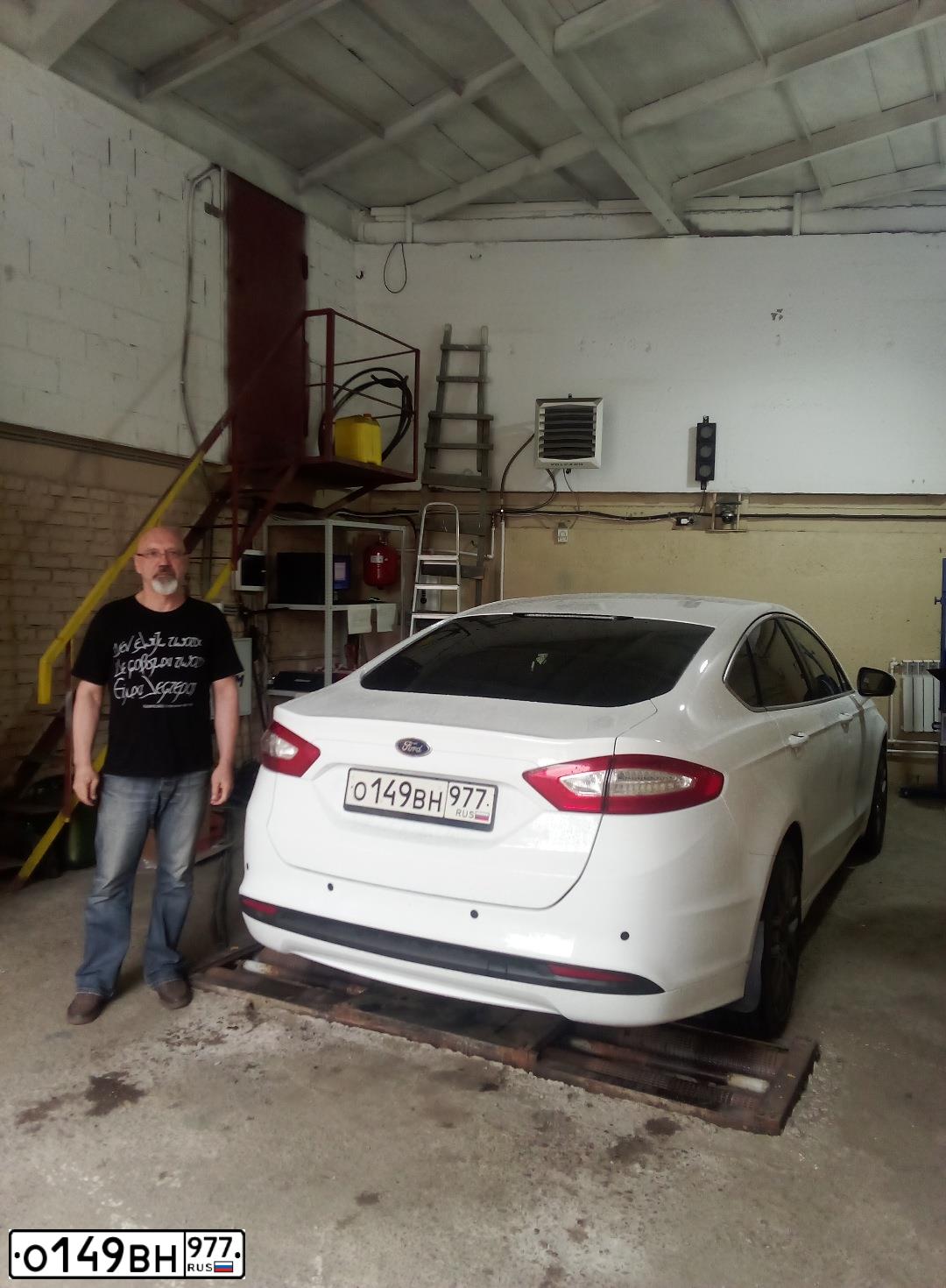 Фото автомобиля FORD MONDEO, 2015 — госномер Н511МУ07. Цвет: Белый