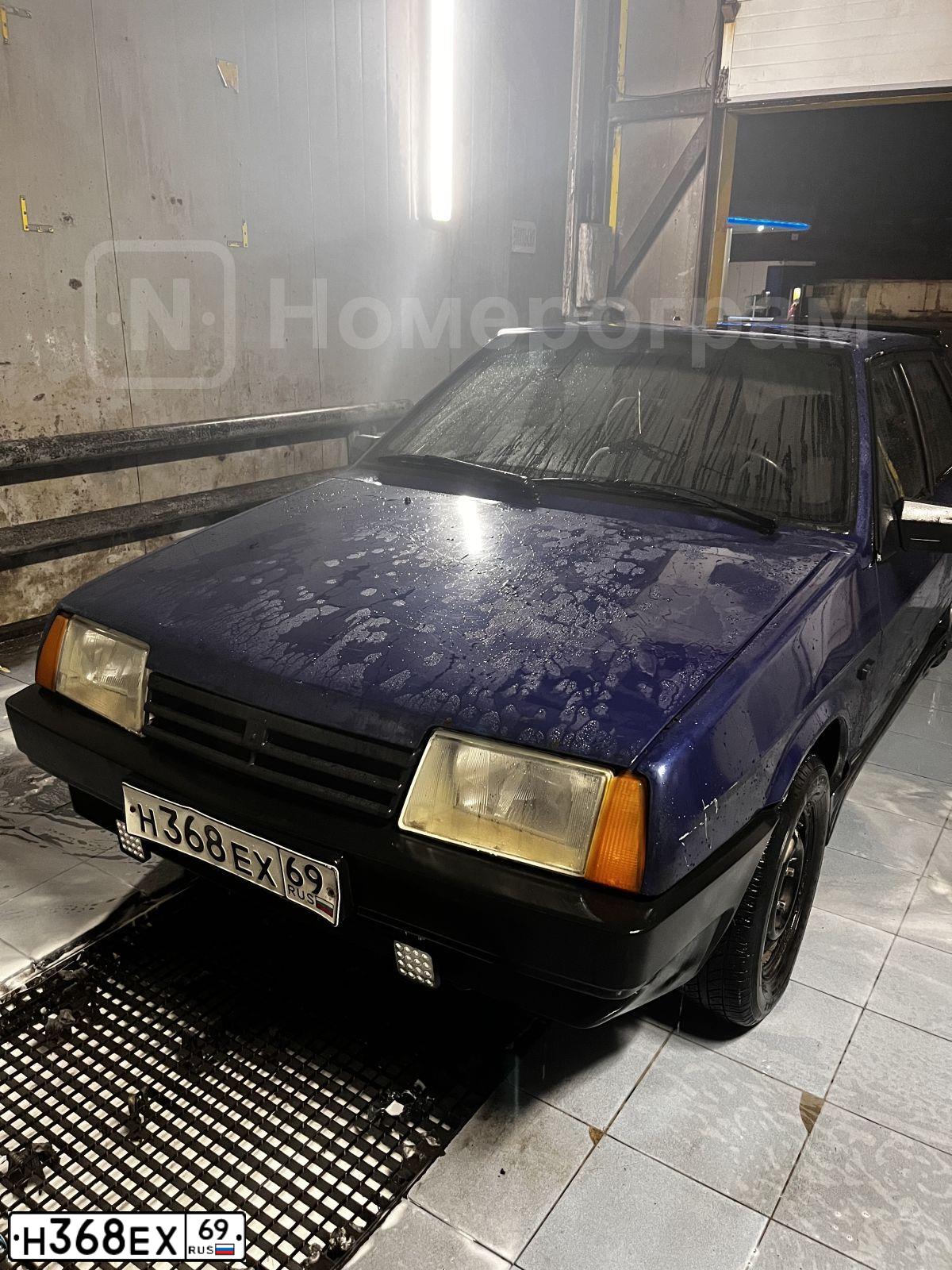 Фото автомобиля LADA 2109 SAMARA, 1998 — госномер Н368ЕХ69. Цвет: СИНИЙ МЕТАЛЛИК