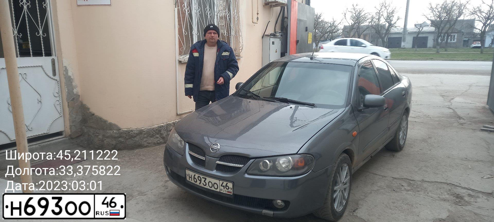 Фото автомобиля NISSAN ALMERA, 2003 — госномер Е177ХМ177. Цвет: ТЕМНО-СЕРЫЙ