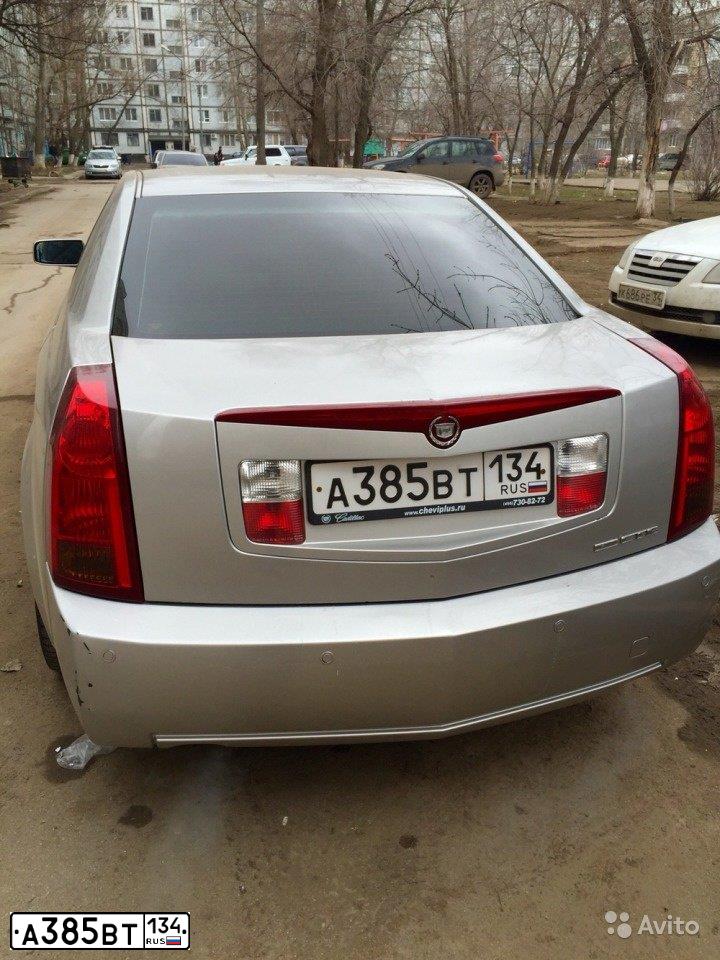 Фото автомобиля CADILLAC CTS, 2006 — госномер А385ВТ134. Цвет: Серебристый