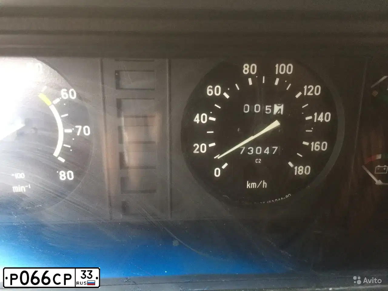 Фото автомобиля LADA 2107, 2006 — госномер Р066СР33. Цвет: сине-зеленый