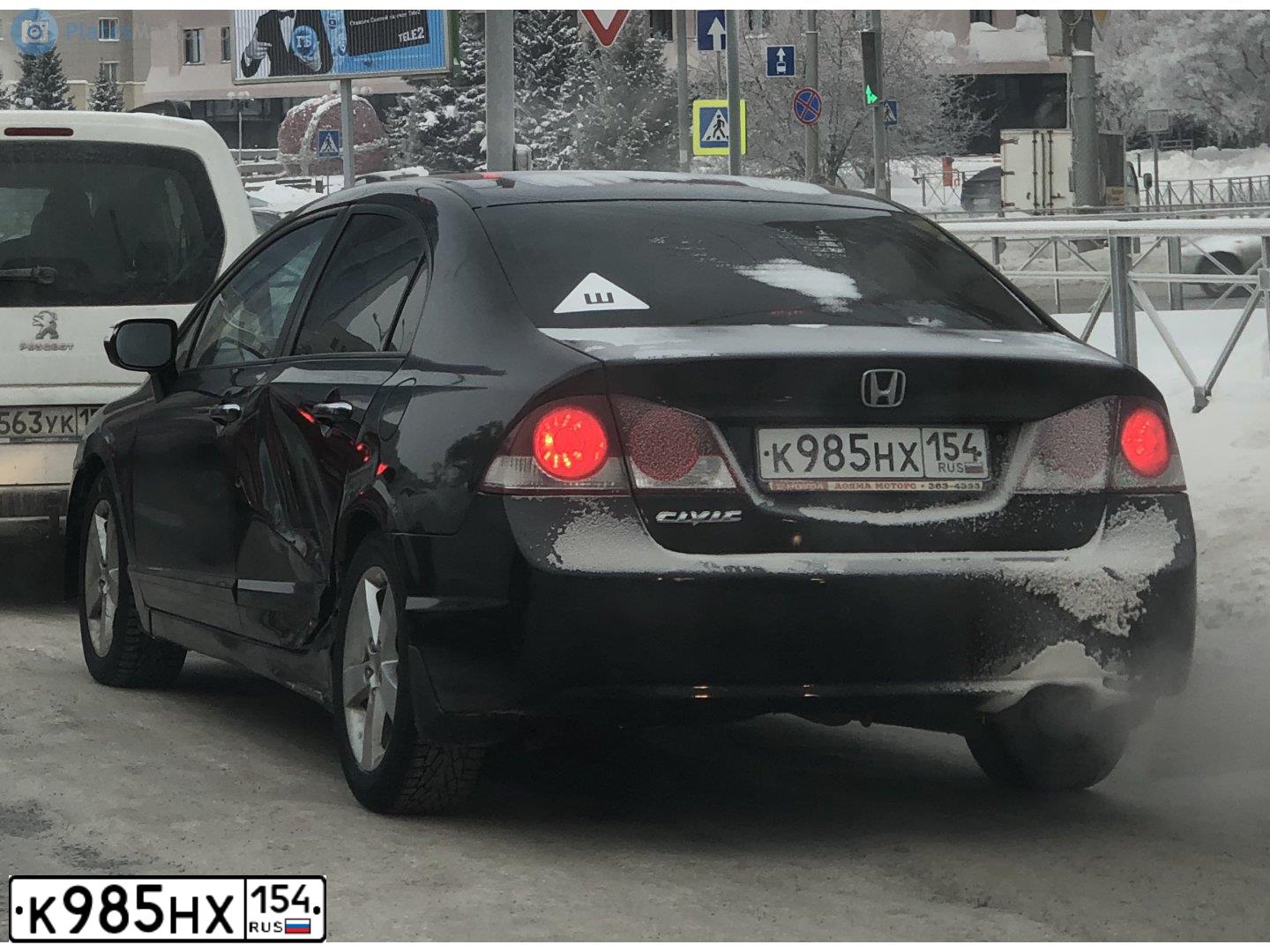 Фото автомобиля HONDA CIVIC, 2007 — госномер Т890ВМ154