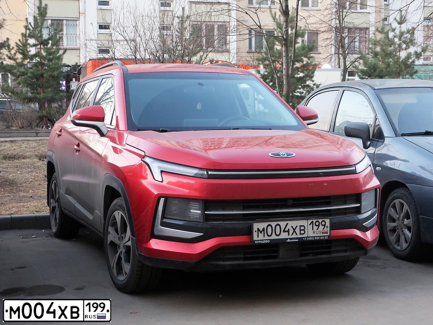 Фото автомобиля PEUGEOT 206, 2008 — госномер М004ХВ199. Цвет: Серый