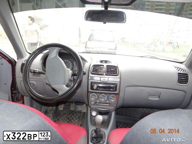 Фото автомобиля TAGAZ ACCENT, 2011 — госномер Е775АВ126. Цвет: Красный