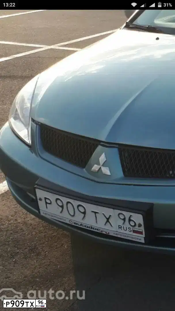 Фото автомобиля MITSUBISHI LANCER, 2006 — госномер Р909ТХ96. Цвет: СВЕТЛО-СЕРО-ЗЕЛЕНЫЙ
