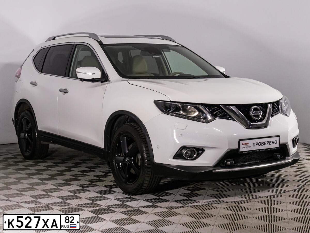 Фото автомобиля NISSAN X-TRAIL, 2016 — госномер У938ЕР31. Цвет: Белый