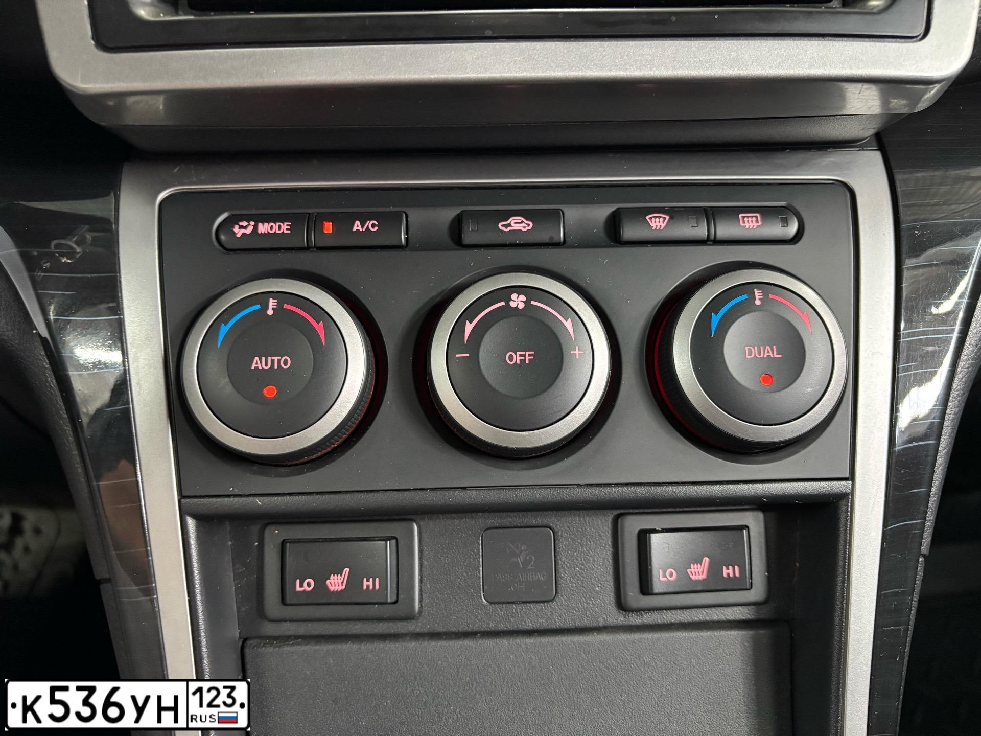 Фото автомобиля MAZDA 6, 2008 — госномер У755ВТ323. Цвет: Белый