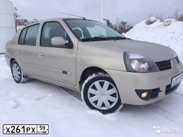 Фото автомобиля RENAULT SYMBOL, 2008 — госномер Х967ХТ174. Цвет: БЕЖЕВЫЙ