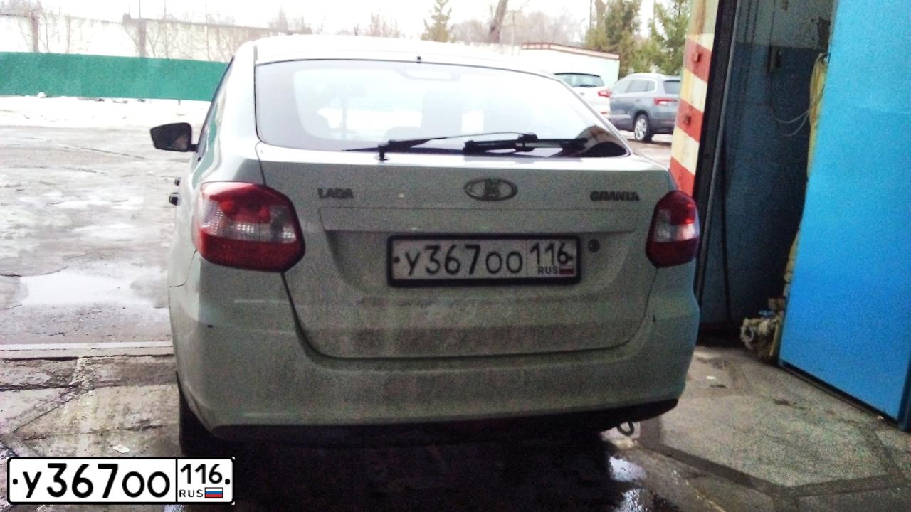 Фото автомобиля LADA VESTA, 2019 — госномер Е171МВ716. Цвет: Черный