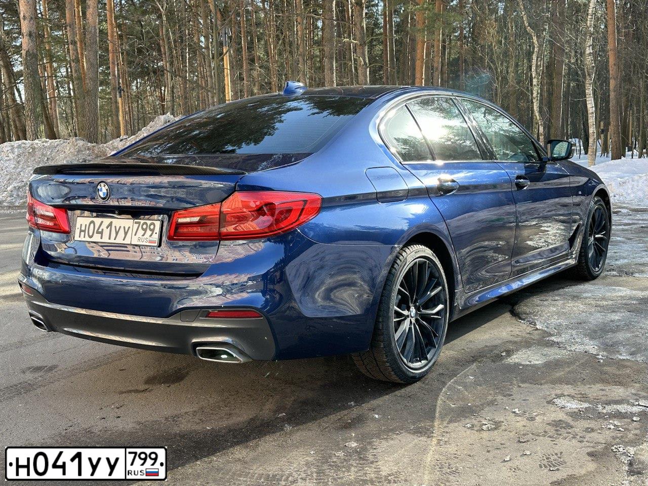 Фото автомобиля BMW SERIE 5, 2018 — госномер О786РЕ797
