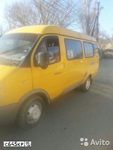 Фото автомобиля GAZ 3221 EL, 2004 — госномер С645КР05. Цвет: Золотисто-желтый