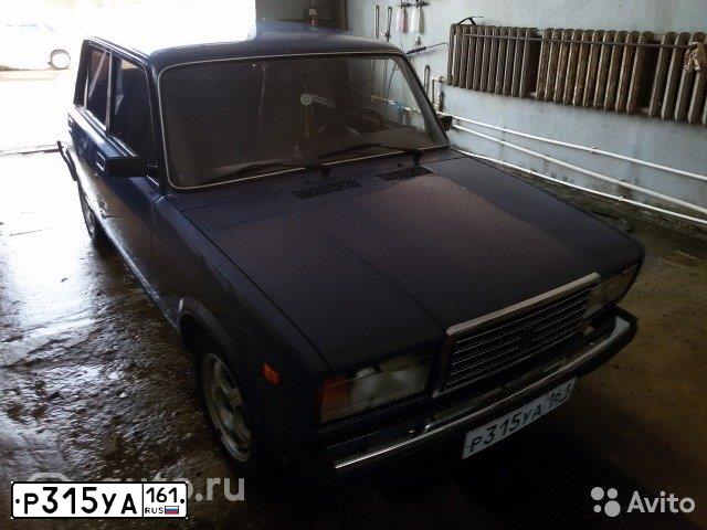 Фото автомобиля LADA 2107, 2006 — госномер Е669ОН31. Цвет: СИНИЙ