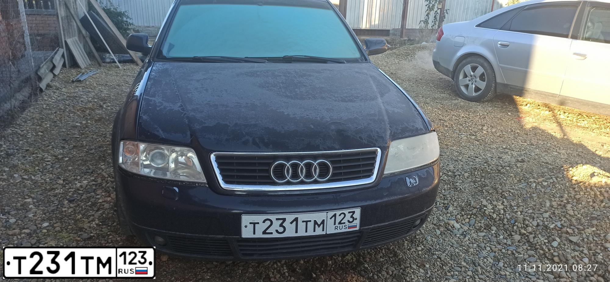 Фото автомобиля AUDI A6, 1999 — госномер О731РТ193. Цвет: СИНИЙ (ТЕМНО-СИНИЙ)