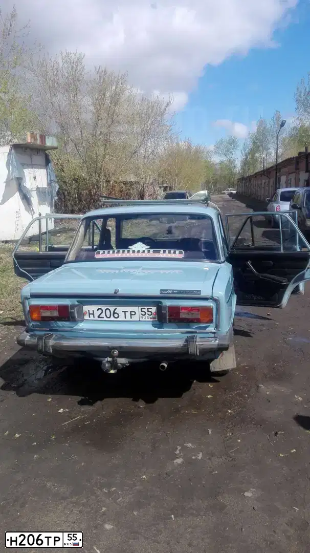 Фото автомобиля LADA 2106, 1992 — госномер Н206ТР55. Цвет: СЕРО-ГОЛУБОЙ