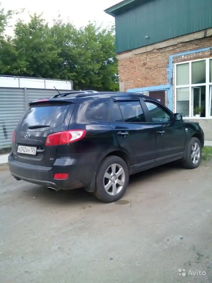 Фото автомобиля HYUNDAI SANTA FE, 2005 — госномер Х954ТА790. Цвет: ЧЕРНЫЙ
