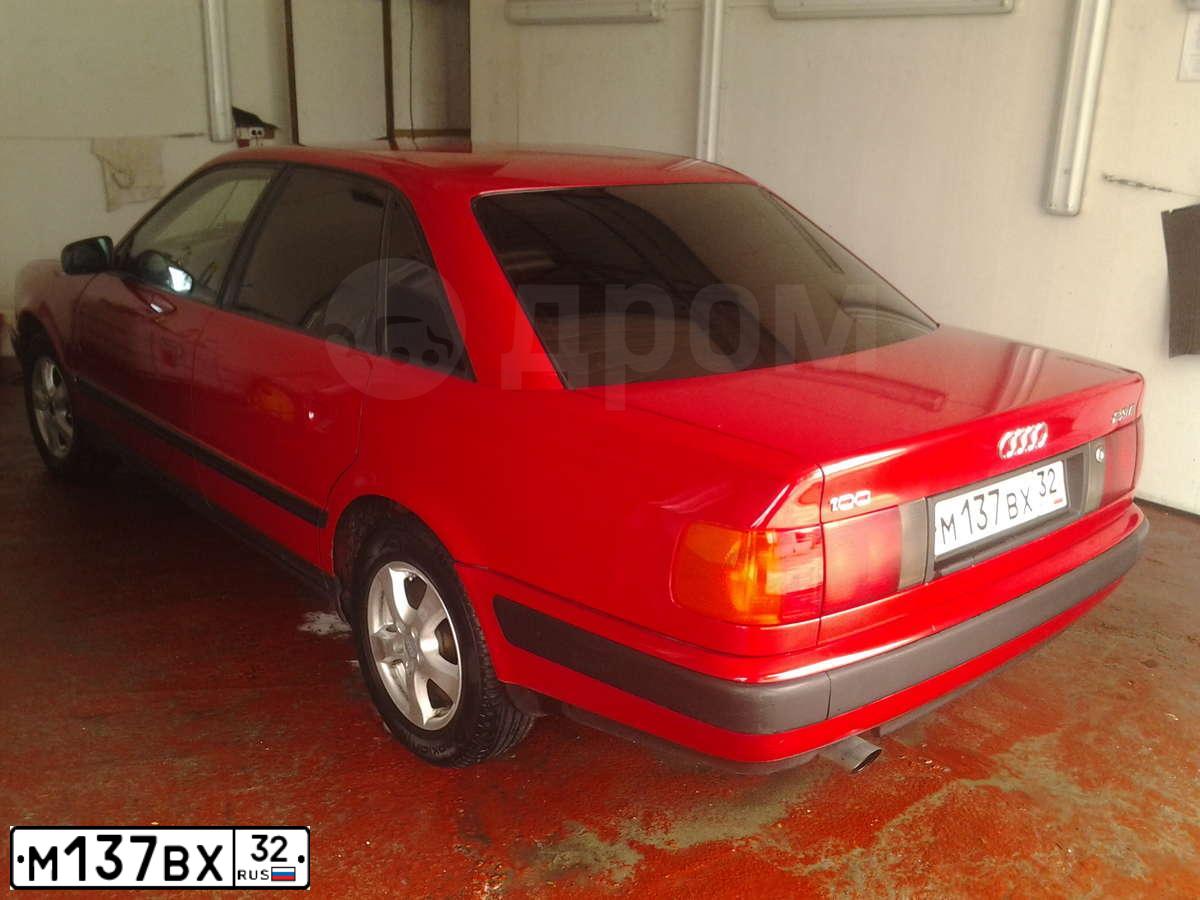 Фото автомобиля AUDI 100, 1994 — госномер Р813НВ40. Цвет: Красный